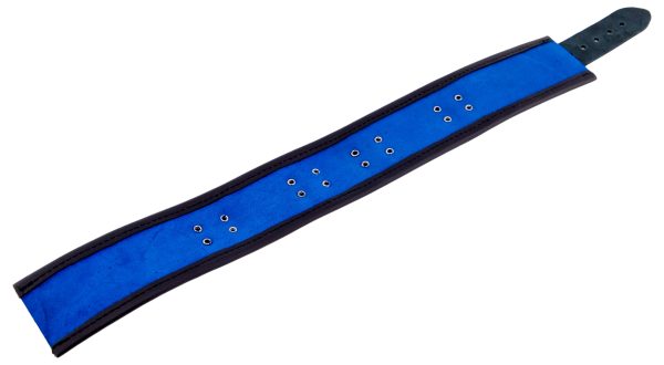 Collier en cuir - 3 anneaux D - Bleu/Noir – Image 6