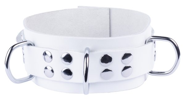 Collier en cuir Ultra Blanc – Image 2
