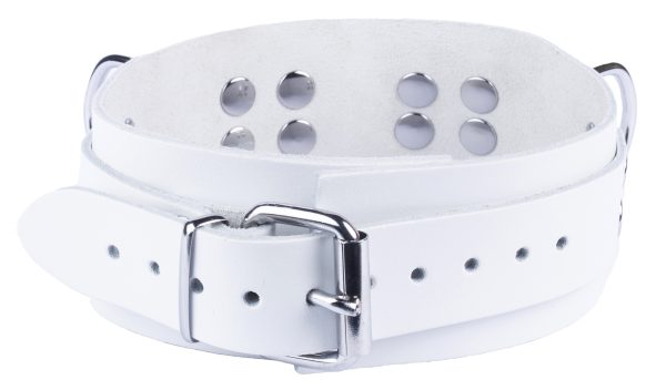 Collier en cuir Ultra Blanc – Image 3