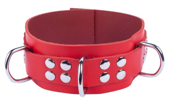 Collier en cuir Ultra Rouge – Image 2