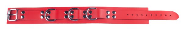 Collier en cuir Ultra Rouge – Image 4