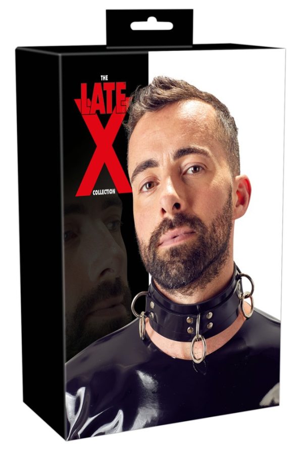 Collier en latex avec Attaches Métal – Image 2