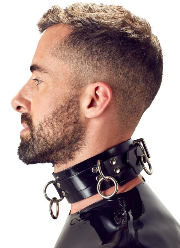 Collier en latex avec Attaches Métal – Image 6