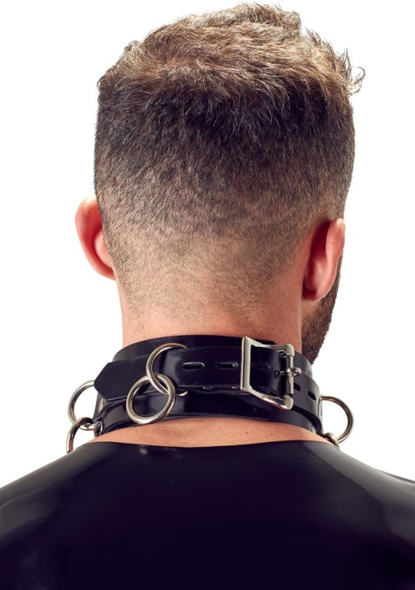 Collier en latex avec Attaches Métal – Image 7