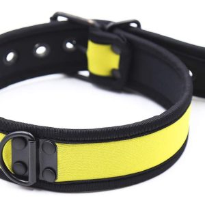 Collier en néoprène Jaune