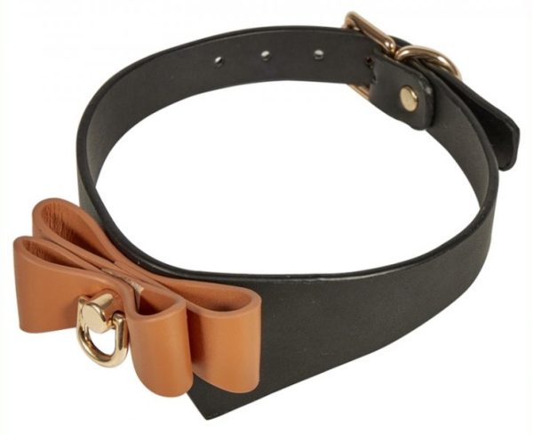 Collier et Laisse Butler Noir et Marron – Image 3