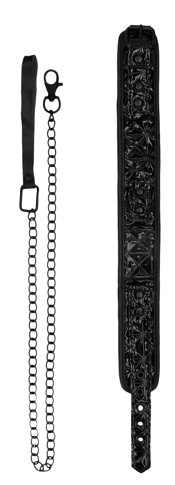 Collier et Laisse Luxury Noir – Image 3