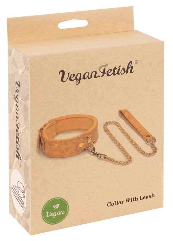 Collier-Laisse en liège Vegan Fetish – Image 2