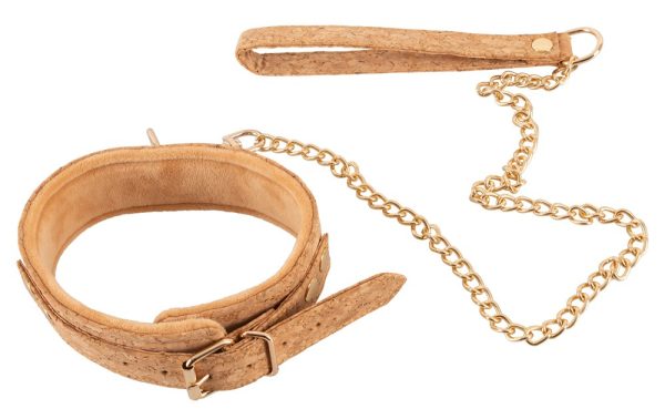 Collier-Laisse en liège Vegan Fetish