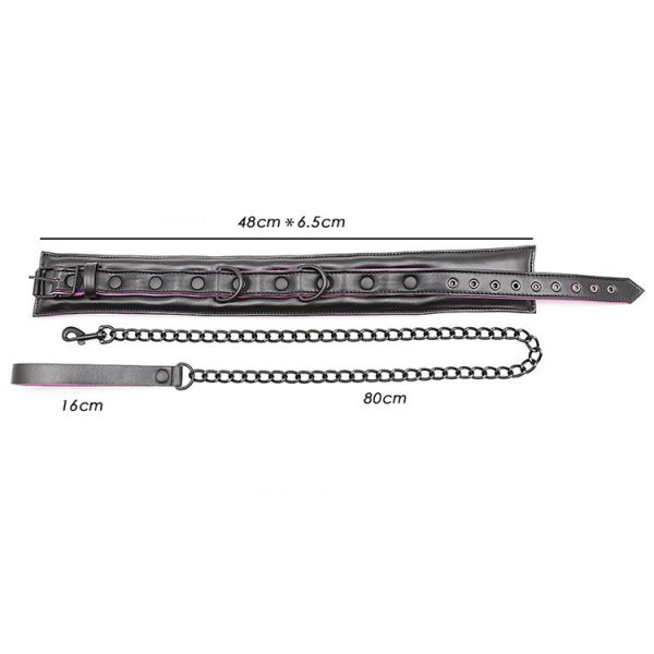 Collier Laisse Rose – Image 4