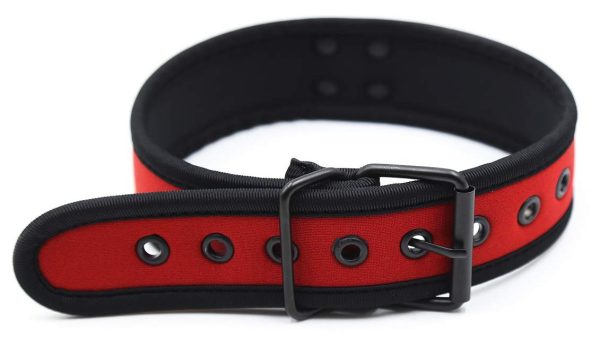 Collier PUPPY Néoprène Rouge – Image 2