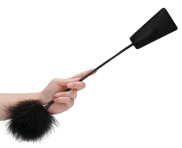 Cravache et Plumeau Ouch 43cm Noir – Image 3