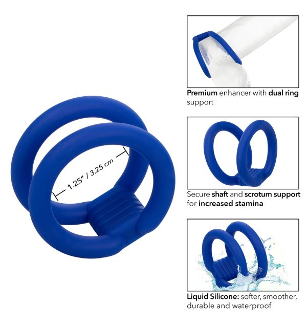Double Cockring Dual Cock Cage Admiral 32mm – Image 4