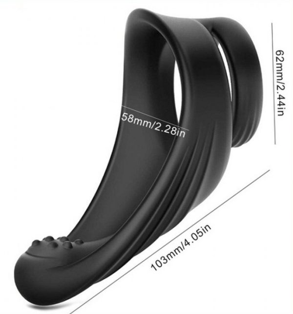 Double Cockring Dual On Silicone – Image 7