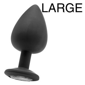 Plug Diamond LARGE – 8 x 4.4 cm Noir