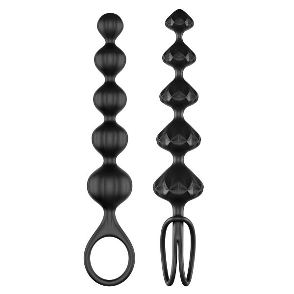 Kit de 2 chapelets Satisfyer beads - Noirs – Image 4