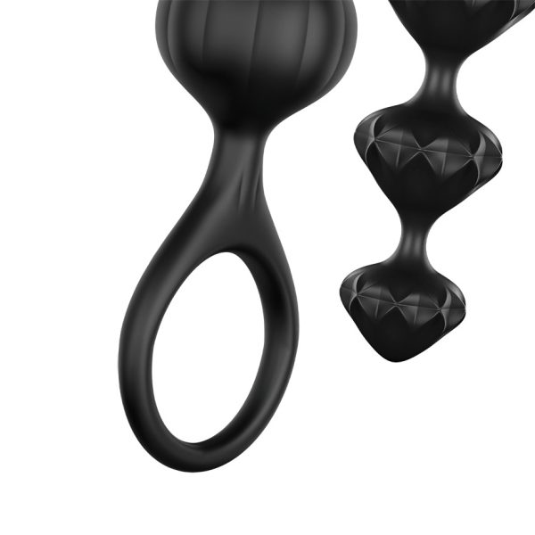 Kit de 2 chapelets Satisfyer beads - Noirs – Image 7