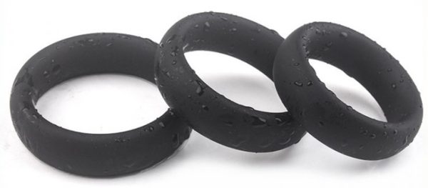 Kit de 3 cockrings silicone Thick Set – Image 4