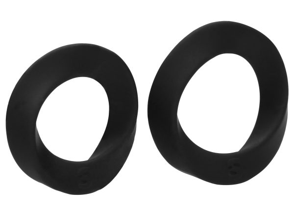 Lot de 2 cockrings en silicone Twist Sono n°86 – Image 5