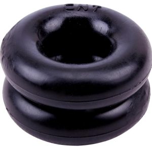 Lot de 2 cockrings souples Donut Noir