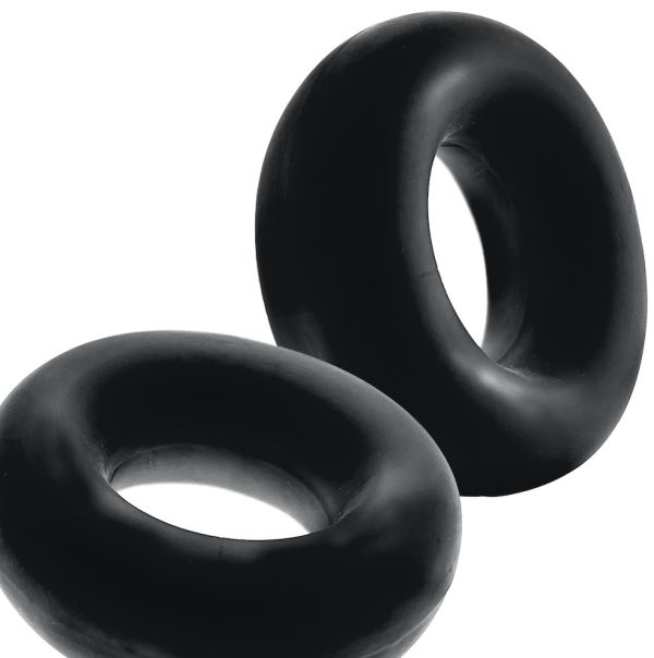 Lot de 2 cockrings Stiffy Bulge Noirs – Image 3