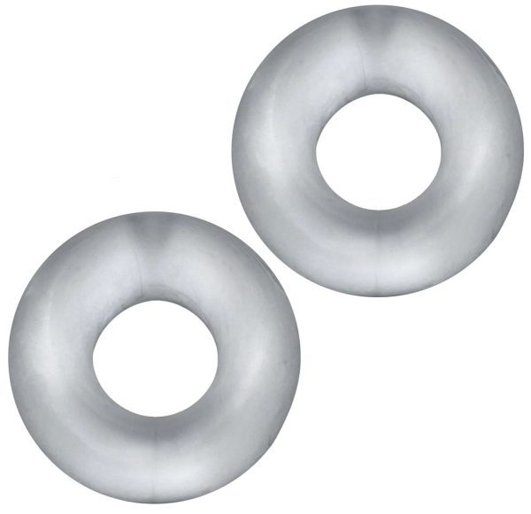 Lot de 2 cockrings Stiffy Bulge Transparents
