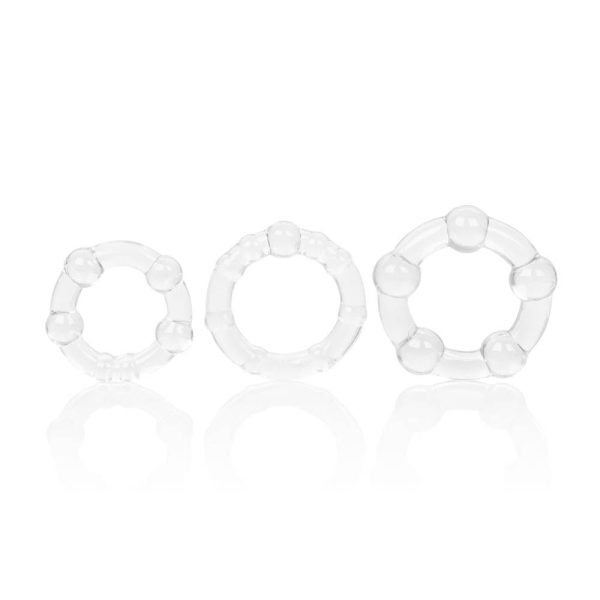 Lot de 3 Cockrings Balls Clear – Image 3