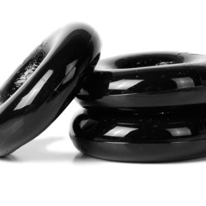 Lot de 3 cockrings Chubby Noirs