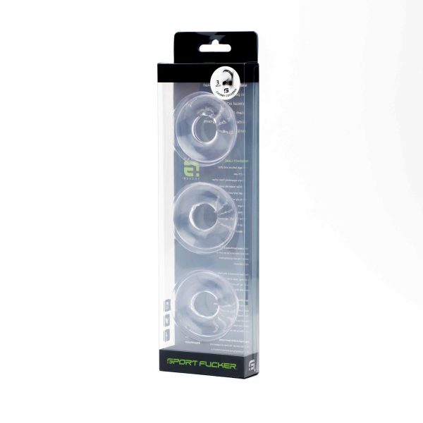 Lot de 3 cockrings Chubby Transparents – Image 5