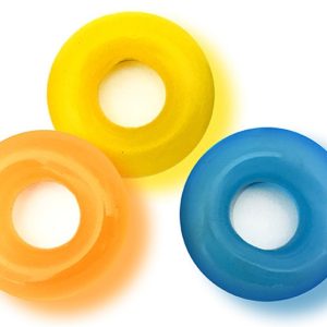 Lot de 3 Cockrings colorés D-Ring Glow