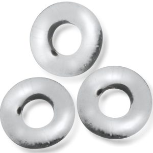 Lot de 3 cockrings Fat Willy Transparents
