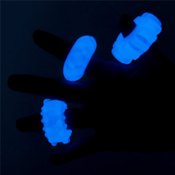 Lot de 3 cockrings phosphorescents Lumino 4cm – Image 11