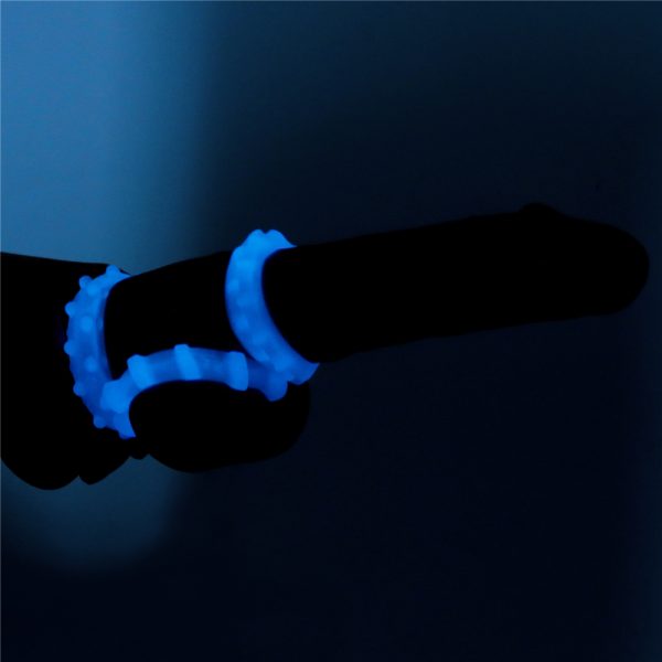 Lot de 3 cockrings phosphorescents Lumino 4cm – Image 13
