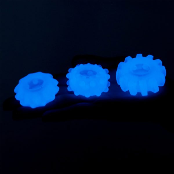 Lot de 3 cockrings phosphorescents Lumino 4cm – Image 10