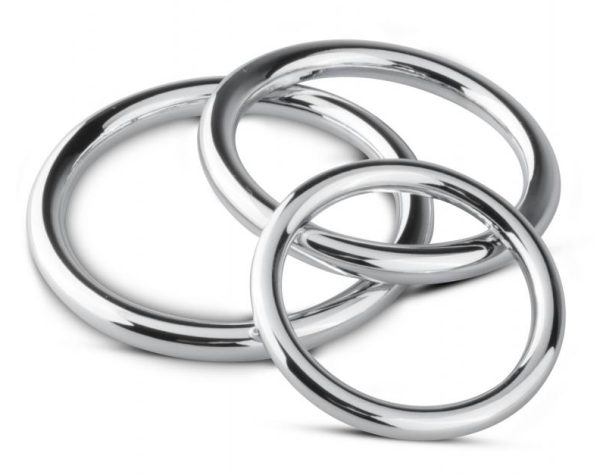Lot de 3 cockrings Sinner Rings 40 à 50mm