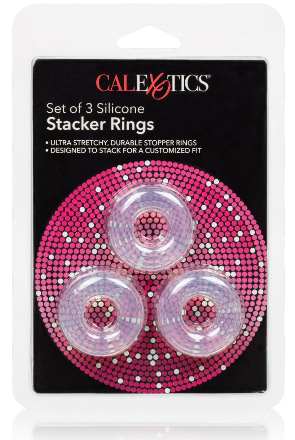 Lot de 3 cockrings souples Stacker 20mm – Image 2