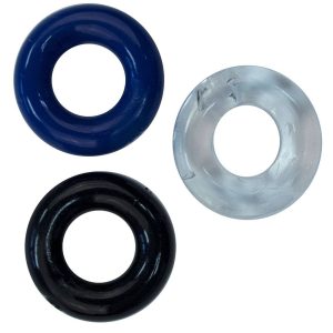 Lot de 3 mini cockrings Donut