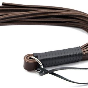 Martinet en cuir Handy Whip Marron
