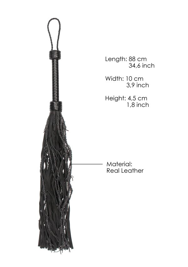 Martinet Fil Barbelé Cuir 55cm – Image 3