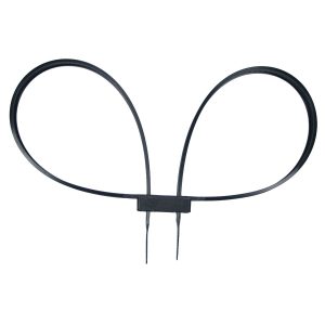 Menottes ajustables Plastique Cuffs Connect Noires x10