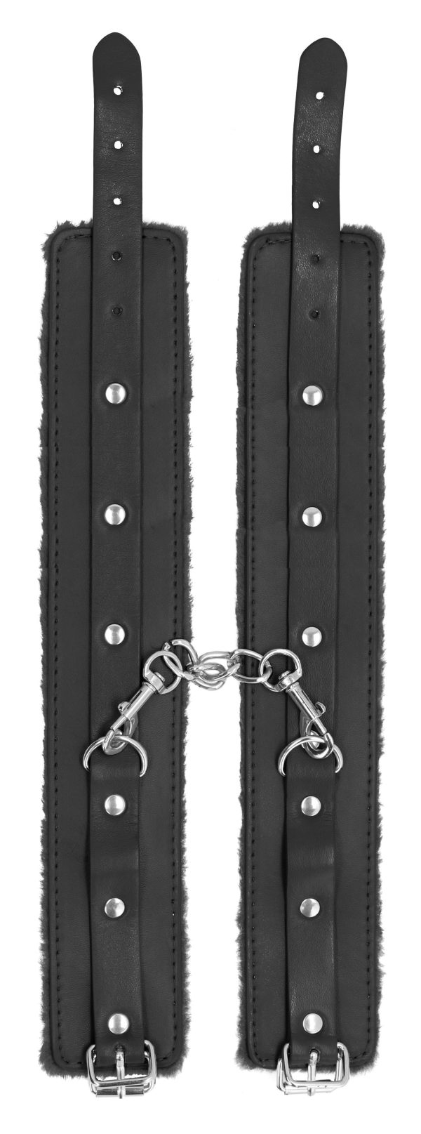 Menottes de chevilles Plush Noir – Image 3