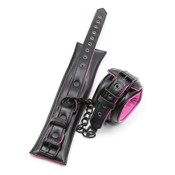 Menottes de chevilles Rembourrées Rose – Image 2