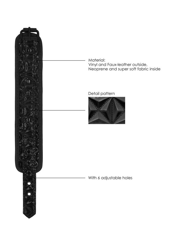Menottes de poignets Luxury Noire – Image 3