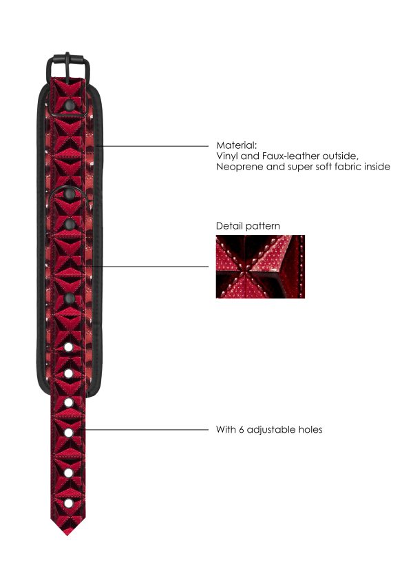 Menottes de poignets Luxury Rouge – Image 5