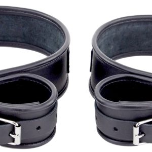 Menottes de retenue en cuir Cuisses-Mains