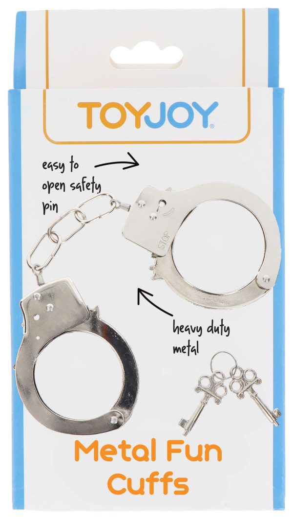 Menottes en métal Fun Cuffs Argentées – Image 4