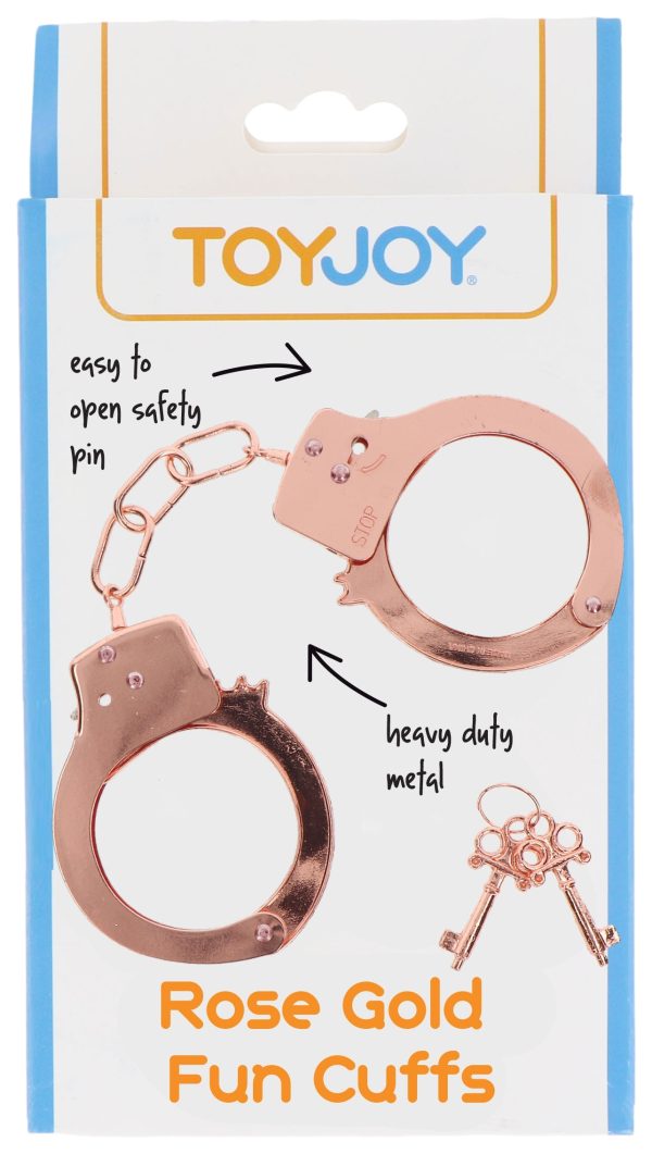 Menottes en métal Fun Cuffs Roses – Image 2