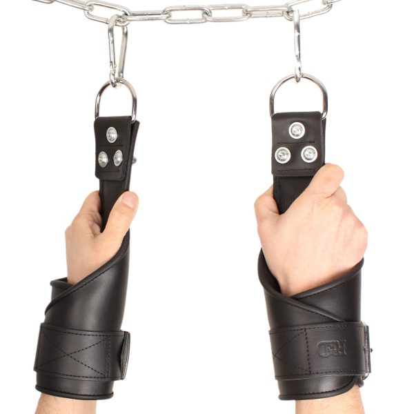 Menottes suspension en cuir - Mains-Pieds