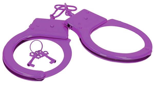 Menottes en métal Handcuffs Simply Violet – Image 2