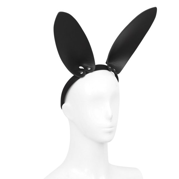 Oreilles de lapin Bunny Simili noir – Image 3